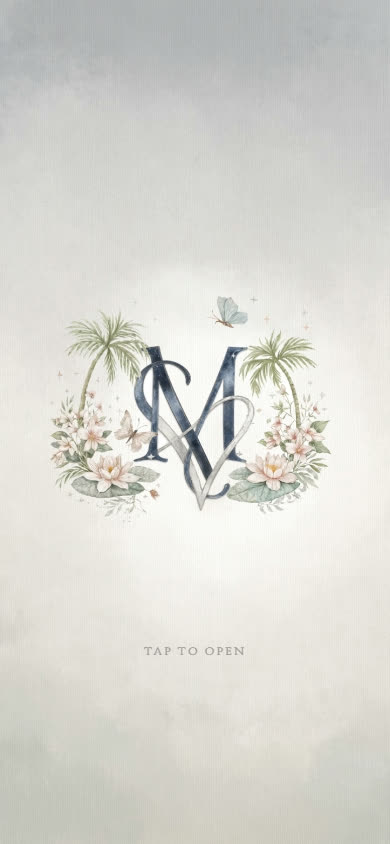 Excellence Monogram Wedding Invitation