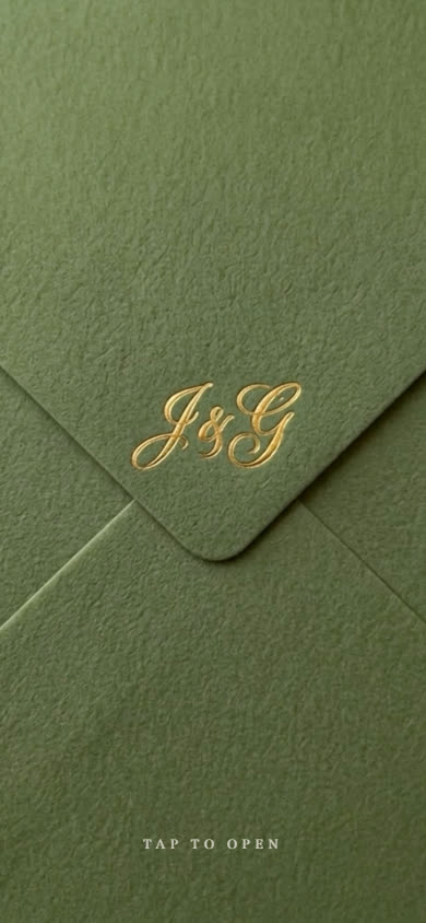 Minimal Fun Sage Wedding Invitation