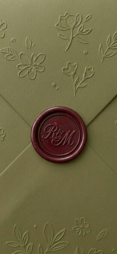 Rosas Wedding Invitation