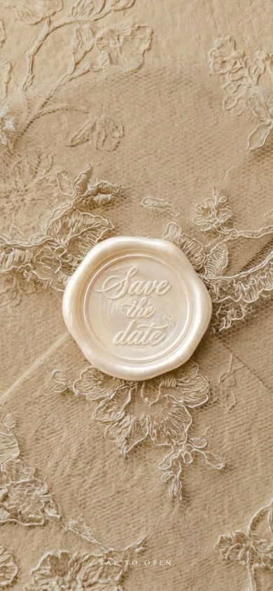 Lace Photo Scratch Save the Date