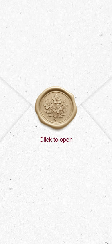 Classic Seal Wedding Invitation