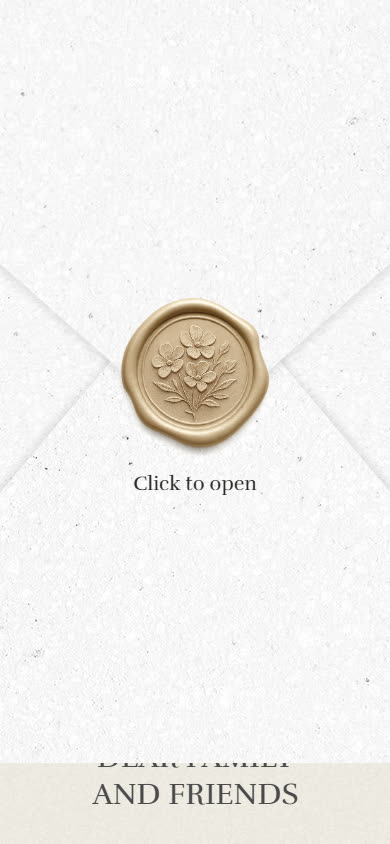Light Seal Wedding Invitation